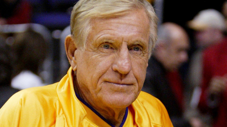 Jerry Van Dyke wearing yellow