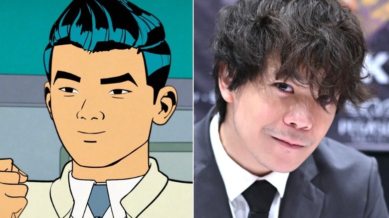 Amadeus Cho on Your Friendly Neighborhood Spider-Man and Aleks Le side by side