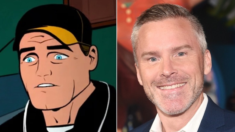 Coach Phil Grayfield on Your Friendly Neighborhood Spider-Man and Roger Craig Smith side by side