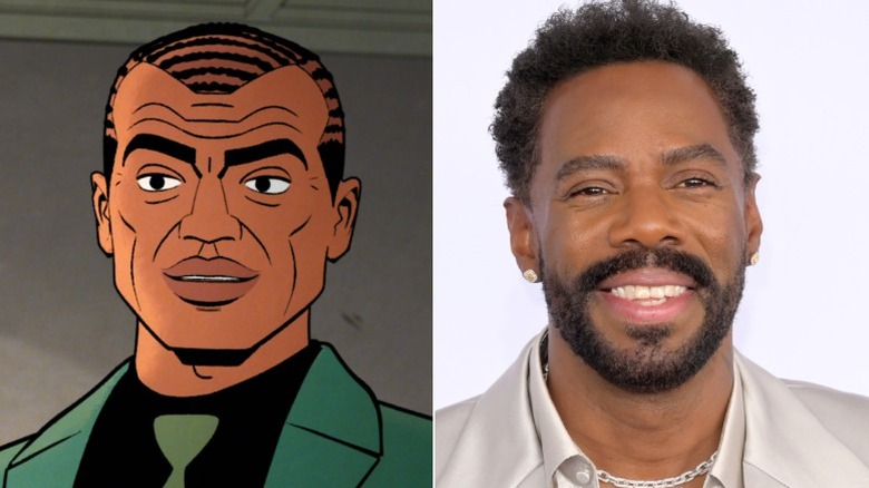 Norman Osborn in Your Friendly Neighborhood Spider-Man and Colman Domingo side by side