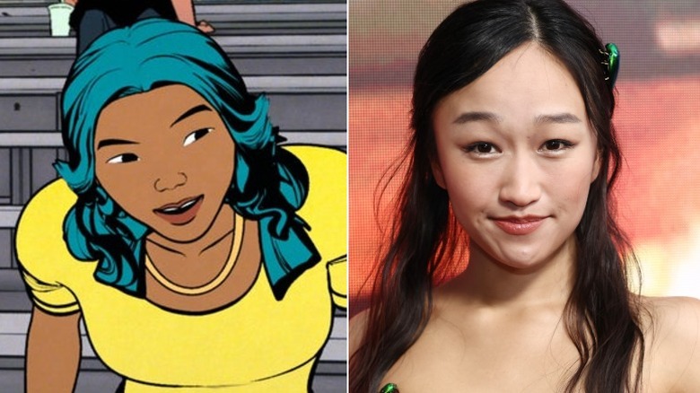 Pearl Pangan on Your Friendly Neighborhood Spider-Man and Cathy Ang side by side