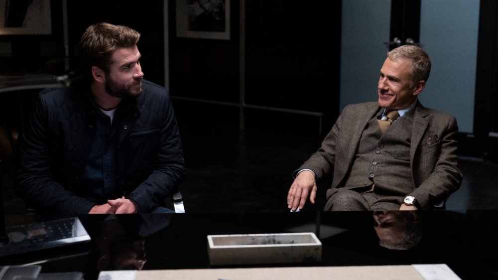 Liam Hemsworth and Christoph Waltz in Most Dangerous Game