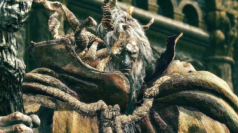 Elden Ring creature with horns