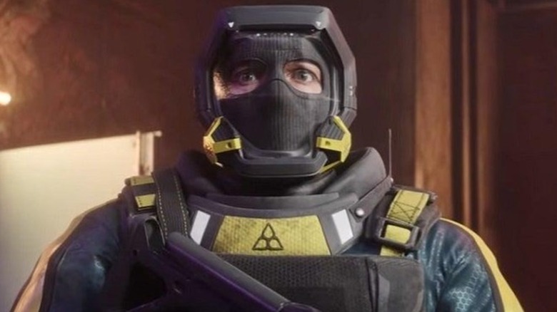 Rainbow Six Extraction operator in mask
