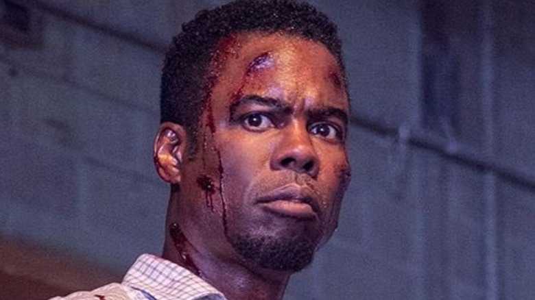 Zeke Banks bloodied