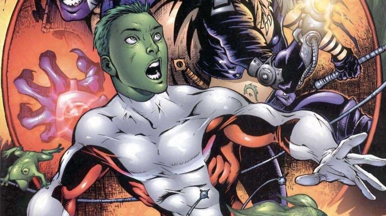Beast Boy gasping in shock