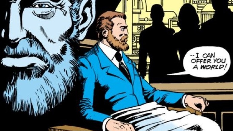 Niles Caulder addressing Doom Patrol