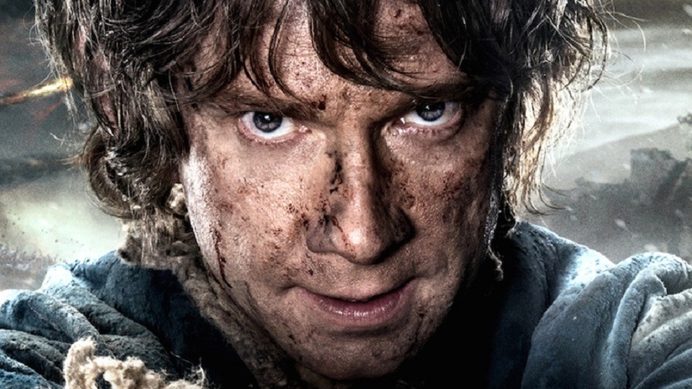 Bilbo Baggins staring