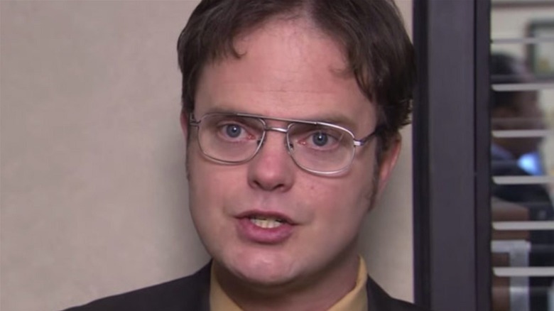 Dwight The Office serious