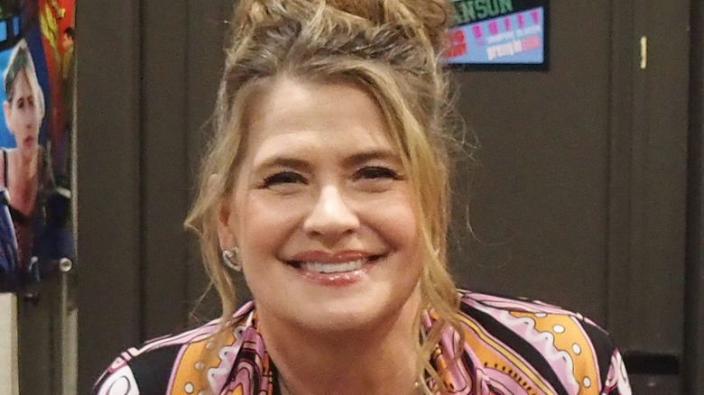 Kristy Swanson posing