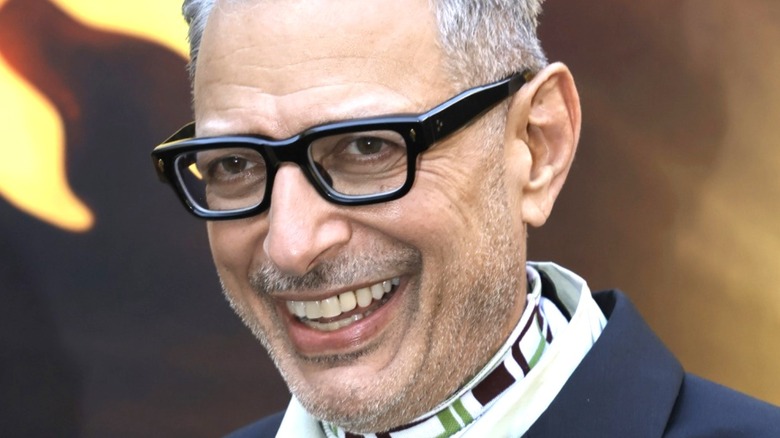 Jeff Goldblum with glasses on