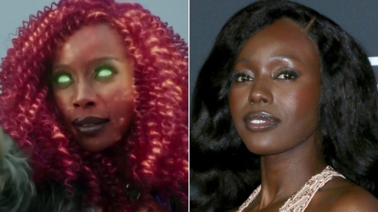 Starfire and Anna Diop