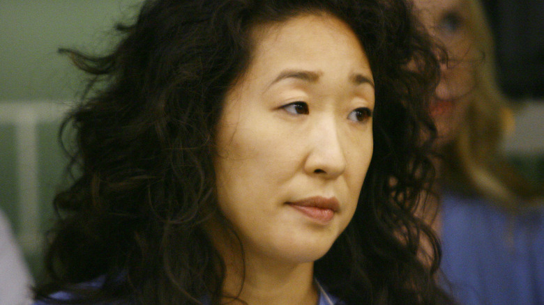 Cristina in scrubs