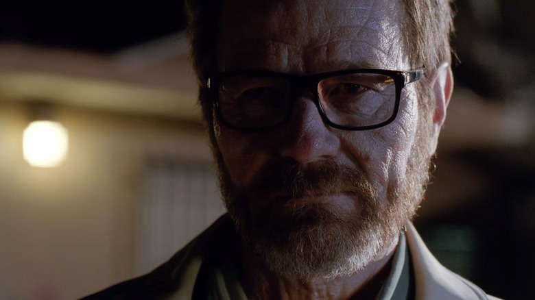 Walter White outside his old home