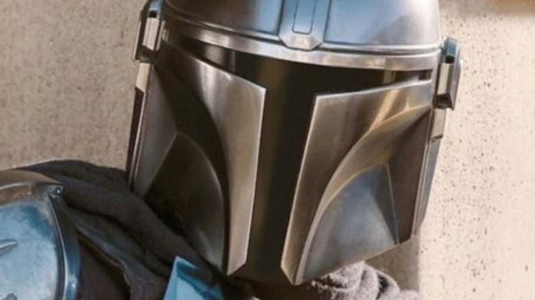 The Mandalorian helmet