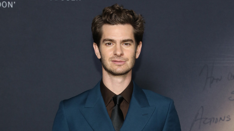 Andrew Garfield smiling