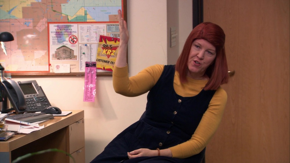 Kate Flannery as Meredith Palmer on The Office