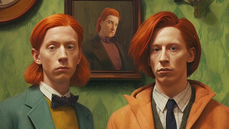 Fred and George Weasley Wes Anderson 