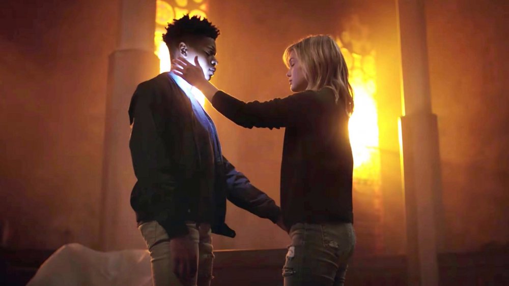 Olivia Holt as Tandy Bowen and Aubrey Joseph as Tyrone Johnson in Cloak & Dagger