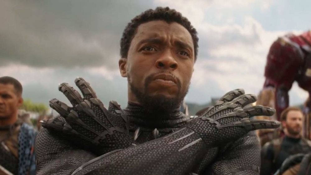 Chadwick Boseman as T'Challa in Avengers: Infinity War