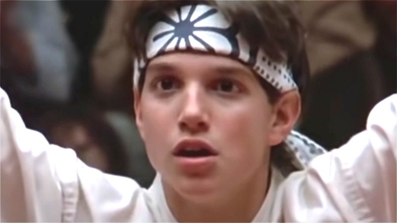 Daniel LaRusso looks stunned