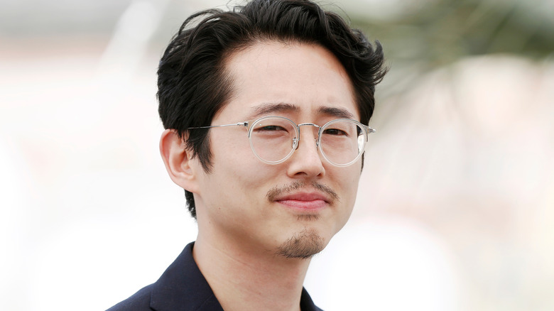 Steven Yeun smiling