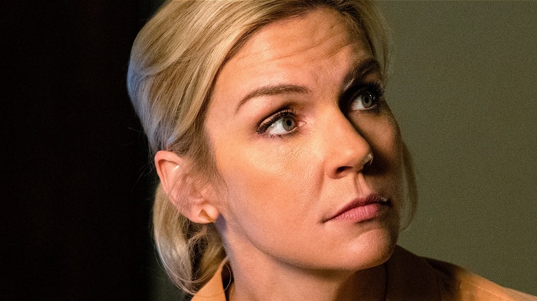 Rhea Seehorn looks offscreen as Kim Wexler in Better Call Saul