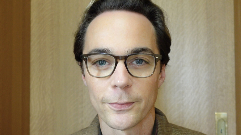 Jim Parsons wearing glasses