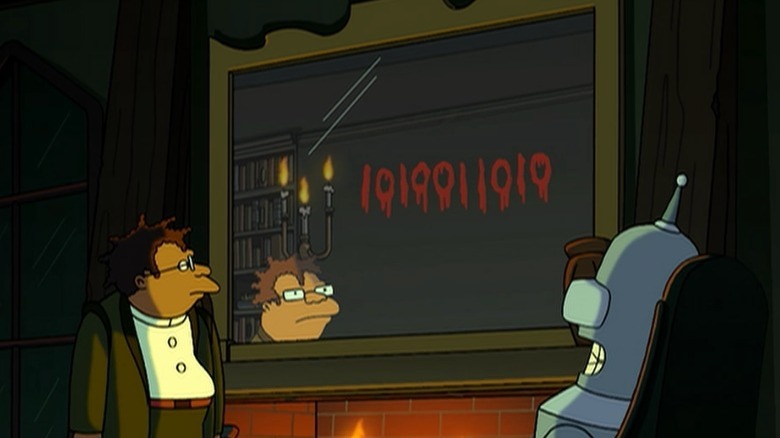 Bloody binary in Futurama