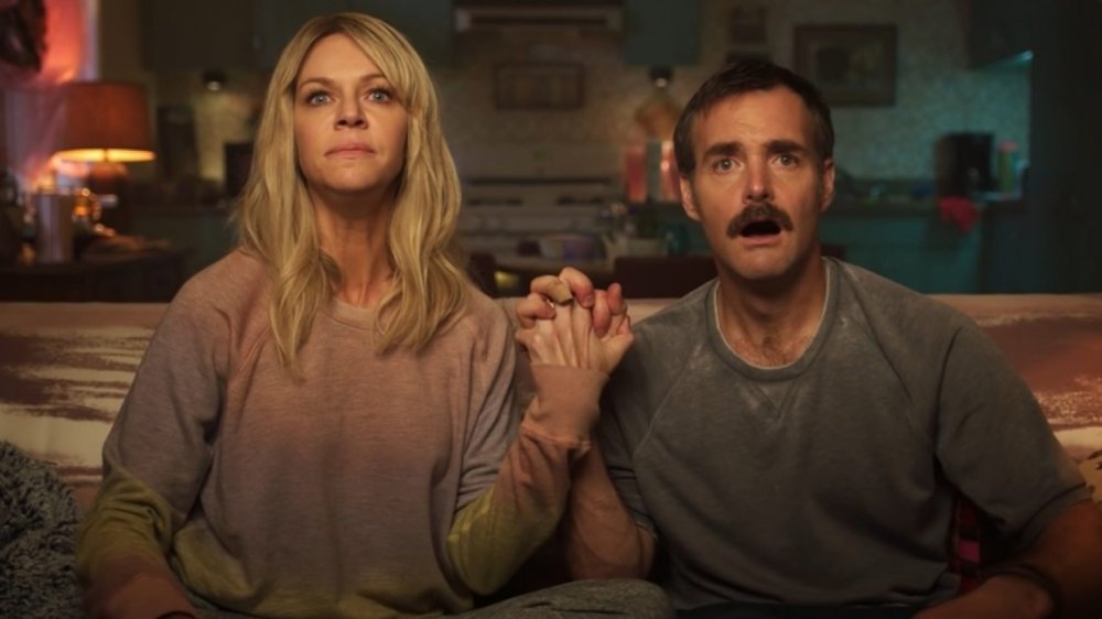 Kaitlin Olson as Cricket Melfi and Will Forte as Jann Melfi in Quibi's Flipped