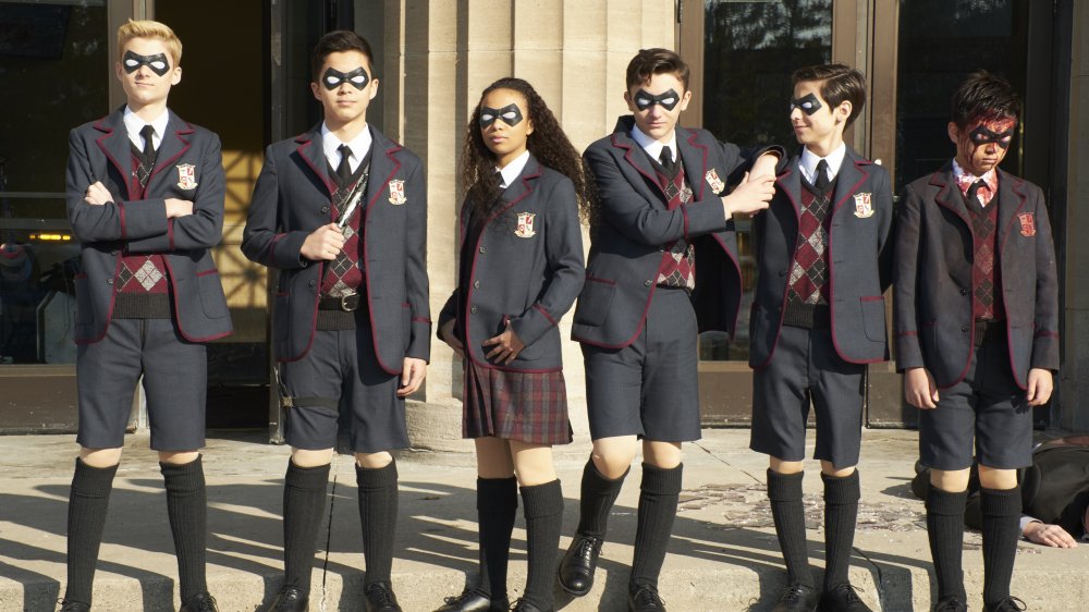 The young cast of Netflix's The Umbrella Academy