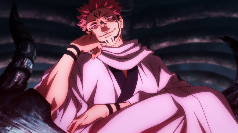 Jujutsu Kaisen Sukuna Throne Glare