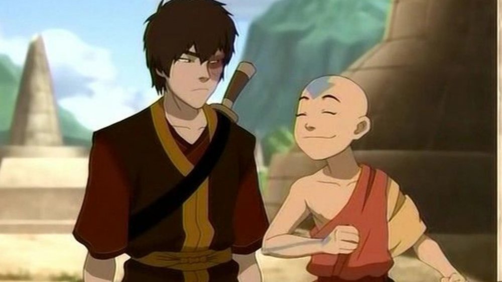 Zuko and Aang on Avatar: The Last Airbender