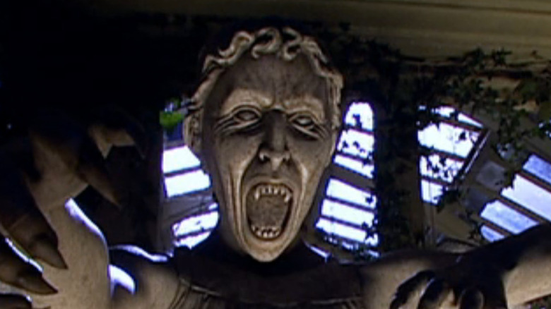 A Weeping Angel bares its fangs