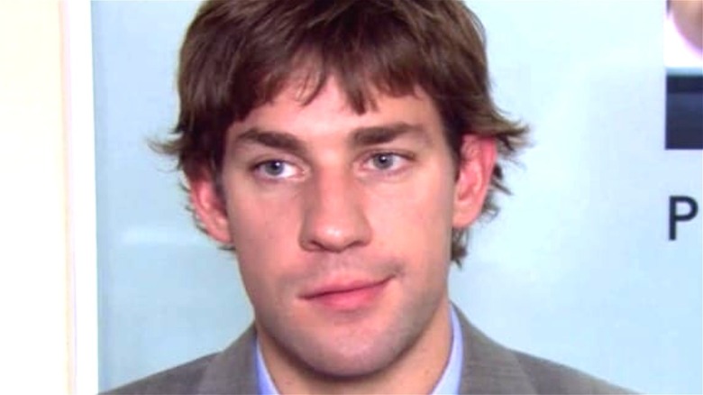 Jim Halpert looks on