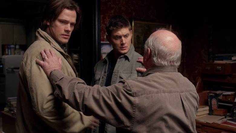 Sam and Dean are confronted by Robert Singer