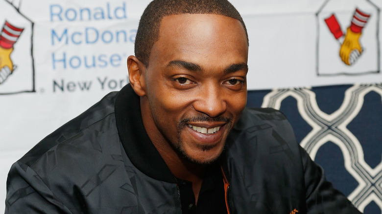 Anthony Mackie in posa