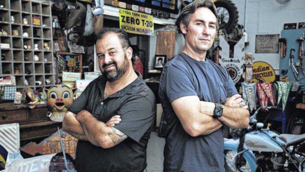 Frank Fritz and Mike Wolfe on American Pickers