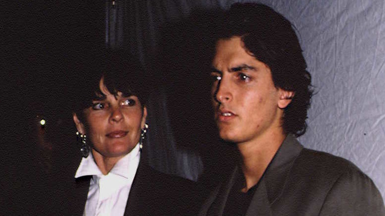 Ali MacGraw poses with Josh Evans