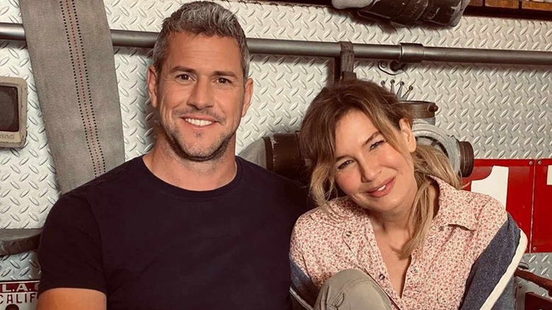 Ant Anstead and Renée Zellweger posing