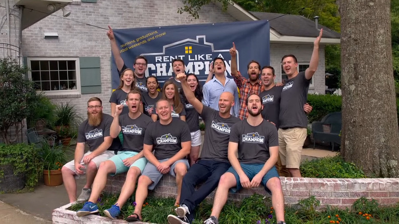 Rent Like a Champion group cheering