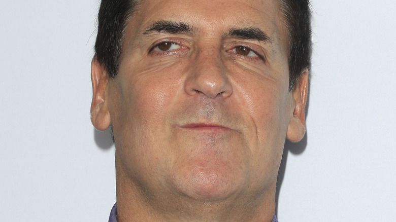 Mark Cuban Face White Background