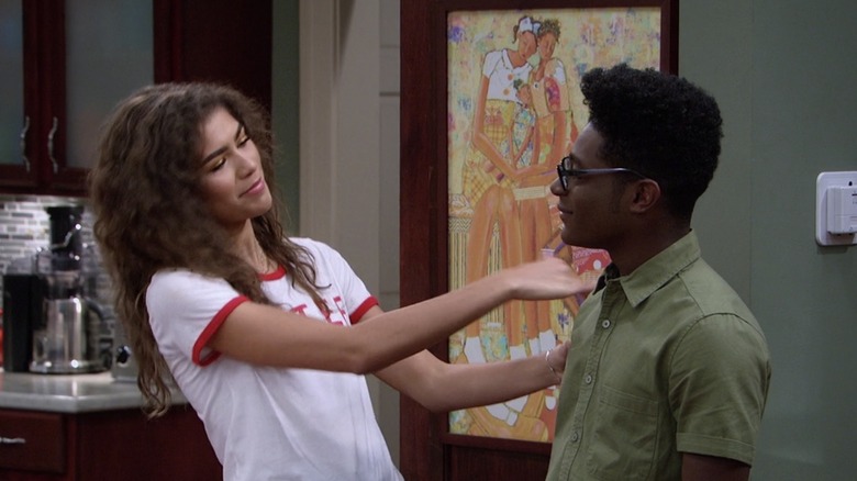 Zenday as K.C. Cooper and Kamil McFadden as her brother Ernie