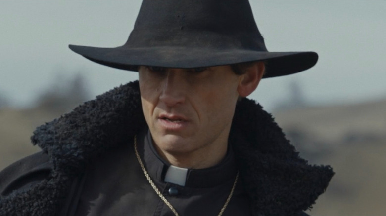 Priest Cillian out on the plains