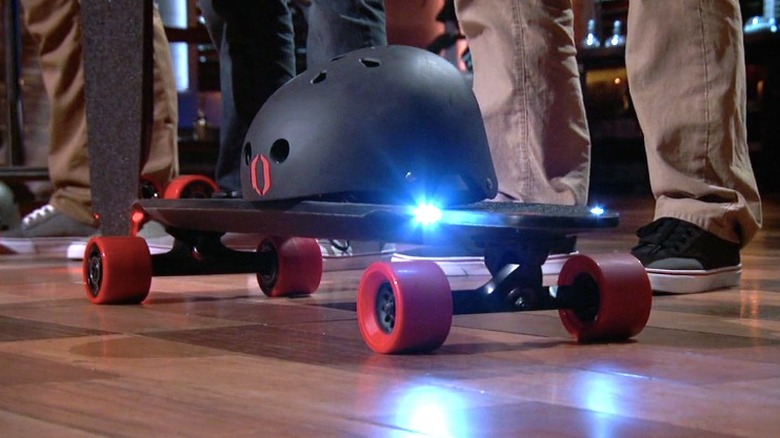 Close up of M1 skateboard