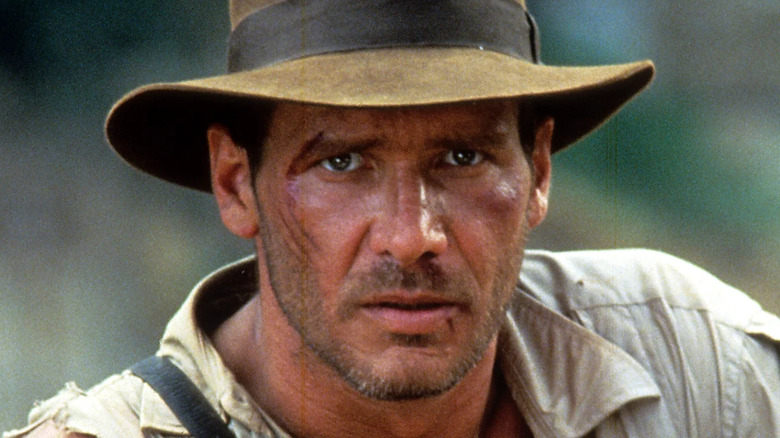 Indiana Jones looking worried