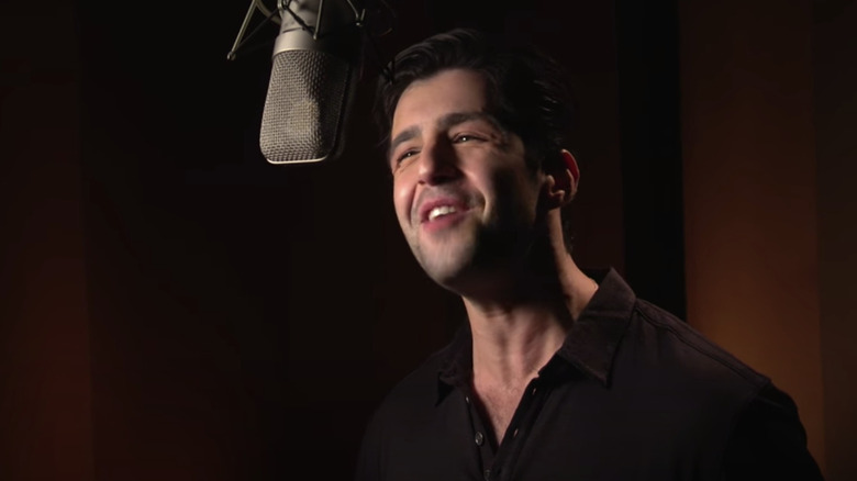 Josh Peck working on "Ice Age"