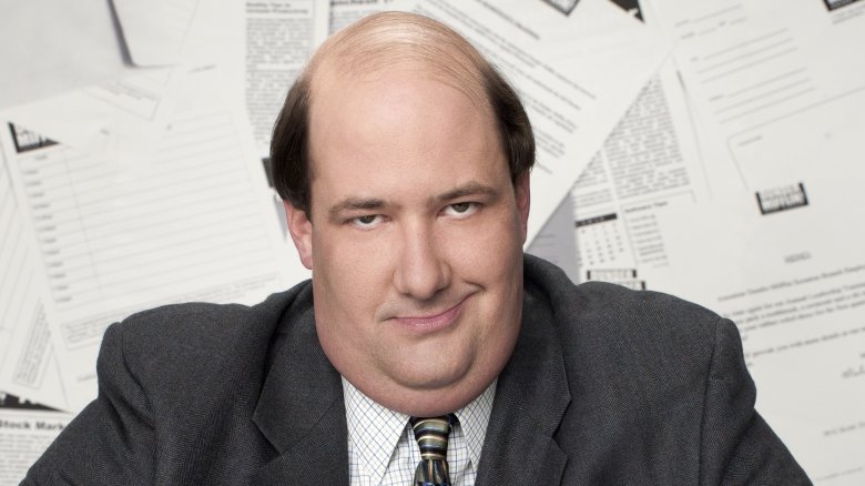 Kevin Malone smirking