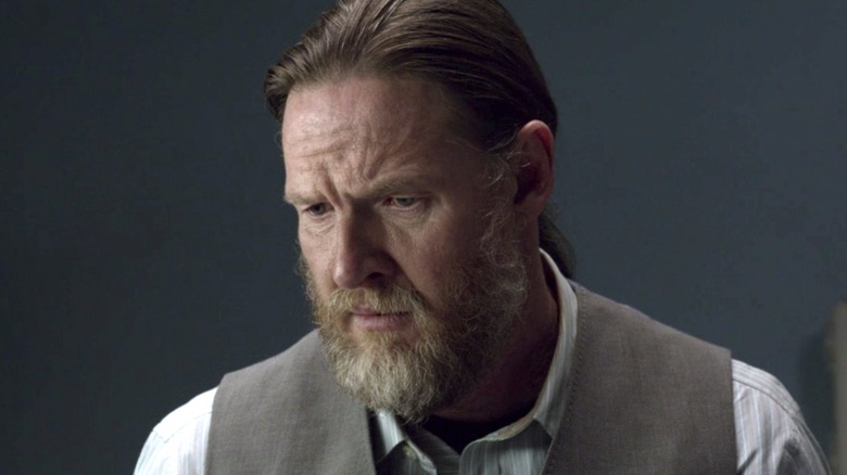 Lee Toric frowning