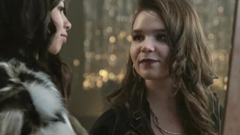 Madison McLaughlin talking to Rosa